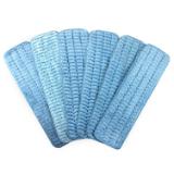 Hospeco® Scrubbing Wet Flat Mop Heads, Blue, 24