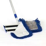 Hospeco® Fringed Dust Mops w/ Hook and Loop Backing, 24