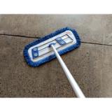 Hospeco® Fringed Dust Mops w/ Hook and Loop Backing, 36