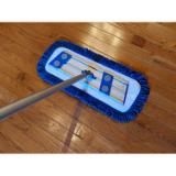 Hospeco® Fringed Dust Mops w/ Hook and Loop Backing, 48