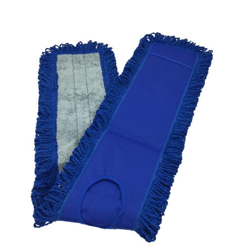 48 Fringed Dust Mops with Canvas Backing M850048