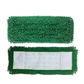 Mesh Backed Side Pocket Mop - Green M880018G-MB