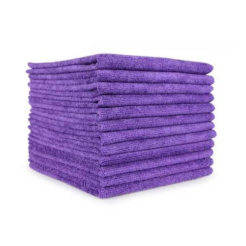 45 Gram 16x16 Microfiber Cloths 275GSM-Purple M915101PU