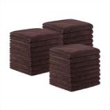 Microfiber Bleach Safe Towels 16x27 Brown 24/ Pack M915109BR