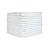 Smart Choice Microfiber Cloths 12x12 20gm White M915115W