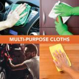 20 Gram 12x12 Microfiber Cloths 200GSM-White M915115W 5