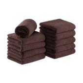 16x27 Brown Coral Fleece Bleach Safe Towels M915117BR