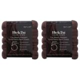 Bck2U Coral Fleece Salon Towel 16x27 Brown M915117BR 3