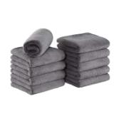 16x27 Grey Coral Fleece Bleach Safe Towels M915117GY