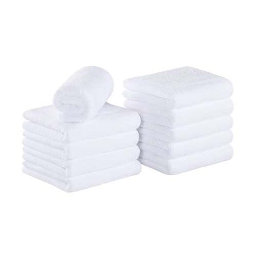 Bck2U Coral Fleece Salon Towel 16x27 White M915117WH
