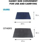 59 Gram 15x24 Microfiber Wall Washing Cloths 255GSM-Blue M915210B 4
