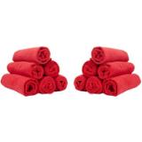 59 Gram 15x24 Microfiber Wall Washing Cloths 255GSM-Red M915210R 3