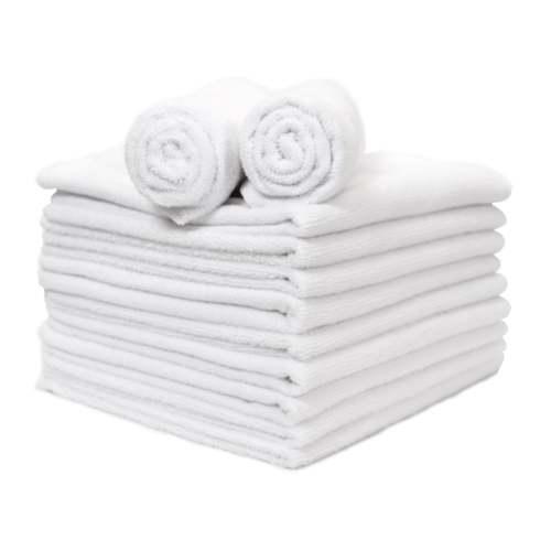 59 Gram 15x24 Microfiber Wall Washing Cloths 255GSM-White M915210W
