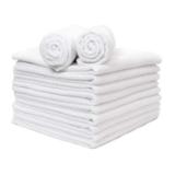 59 Gram 15x24 Microfiber Wall Washing Cloths 255GSM-White M915210W