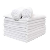 59 Gram 15x24 Microfiber Wall Washing Cloths 255GSM-White M915210W