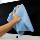 Chiffons en microfibre SmartRags® poids lourd, 16 x 16 po, 275 G/m2, Bleu, 50/bte – 8 btes/emb. M930B 4