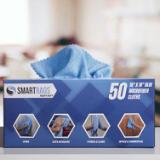 Chiffons en microfibre SmartRags® poids lourd, 16 x 16 po, 275 G/m2, Bleu, 50/bte – 8 btes/emb. M930B 5