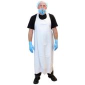 APRON VINYL 8 MIL WHITE DIE CUT ME8W-45SZ