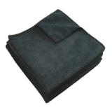 Hospeco® Light-Duty Black 16x16 200GSM Microfiber Cloth MFC2001616BK 2
