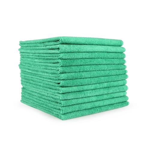 Hospeco® Multipurpose Green 16x16 260GSM Microfiber Cloth MFC2601616GN