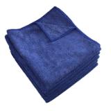 Hospeco® Multipurpose Royal Blue 16x16 260GSM Microfiber Cloth MFC2601616RB 2