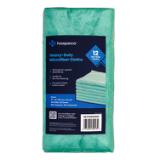 Hospeco® Heavy-Duty Green 12x12 300GSM Microfiber Cloth MFC3001212GN 2