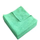 Hospeco® Heavy-Duty Green 12x12 300GSM Microfiber Cloth MFC3001212GN 3
