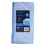 Hospeco® Heavy-Duty Blue 16x16 300GSM Microfiber Cloth MFC3001616BL 2