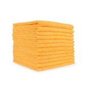 Hospeco® Heavy-Duty Orange 16x16 300GSM Microfiber Cloth MFC3001616OR