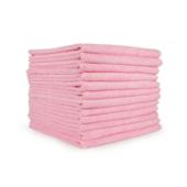 Hospeco® Heavy-Duty Pink 16x16 300GSM Microfiber Cloth MFC3001616PK