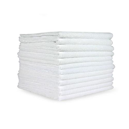 Hospeco® Heavy-Duty White 16x16 300GSM Microfiber Cloth MFC3001616WH