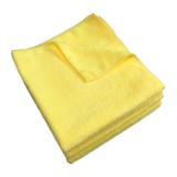 Hospeco® Heavy-Duty Yellow 16x16 300GSM Microfiber Cloth MFC3001616YE 3