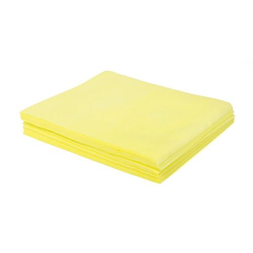 TaskBrand® Medium Duty Treated Dust Cloth 24x24 Flat Yellow 500 Count N DSMFPY2