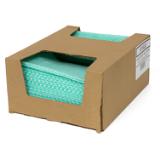 CHOICE COUNTER TOWEL, GRN/WHT, 12X21, QF 150/DUAL DISP CS N F110QCG2