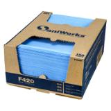 SaniWorks® EPS Towels,  Blue, 13