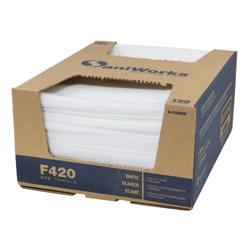SaniWorks® EPS Towels, White, 13
