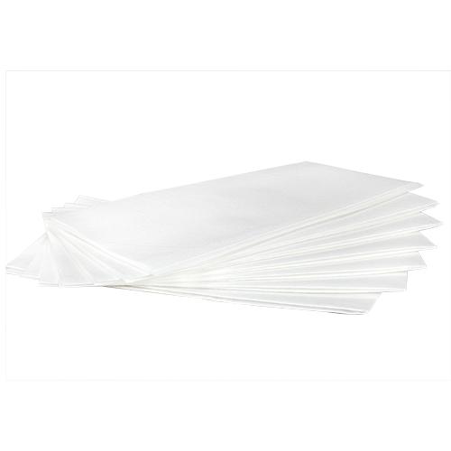 Hospeco® SaniWorks® TopLine® Airlaid Linen Replacement Guest Towels, 1/6 Fold, White, 50/pk - 10 pks/cs, 4