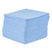 TexTask® Lint-Free Wipers, Poly/Rayon, Blue, 13