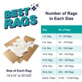NEW WHITE CLEAN UP KNITS N WPKSM 5BG CS 5