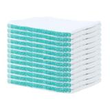Qwick Wick 30 oz Terry Bar Towels 14x17 Green Stripe 5 Dozen N030 GR 5DZ 3