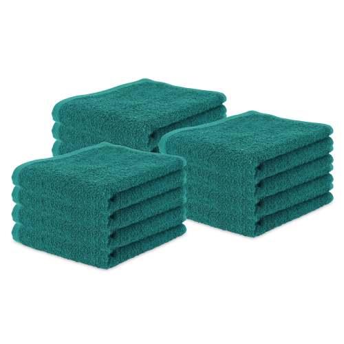 16x27 4LB 100% Cotton Hunter Green Hand Towels N030 HG1627 4
