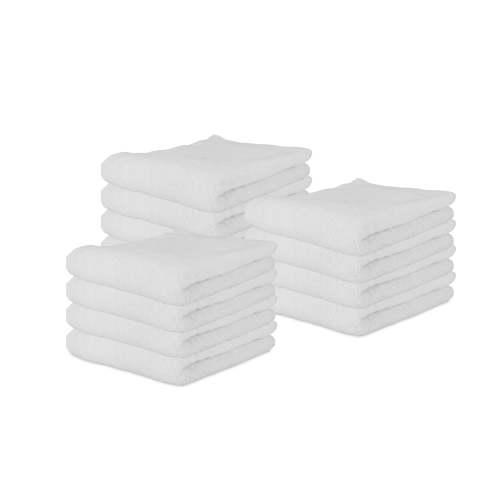 16x27 4LB 100% Cotton White Hand Towels N030 W1627 4