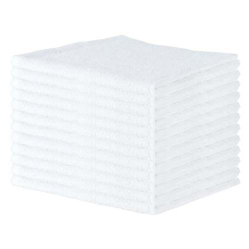 Qwick Wick 28 oz Full Terry Bar Towels 14x17 White 5 Dozen N030 W64 5DZ