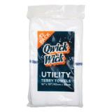 Qwick Wick 30 oz Terry Bar Towels 14x17 Blue Stripe 5 Dozen N030 W65 5DZ 3