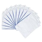 Qwick Wick 30 oz Terry Bar Towels 14x17 Blue Stripe 5 Dozen N030 W65 5DZ 5