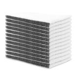 Qwick Wick 30 oz Terry Bar Towels 14x17 Black Stripe 5 Dozen N030 W65BLK 5DZ 2