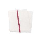 Qwick Wick 30 oz Terry Bar Towels 14x17 Red Stripe 5 Dozen N030 W65RD 5DZ 2