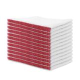 Qwick Wick 30 oz Terry Bar Towels 14x17 Red Stripe 5 Dozen N030 W65RD 5DZ 6