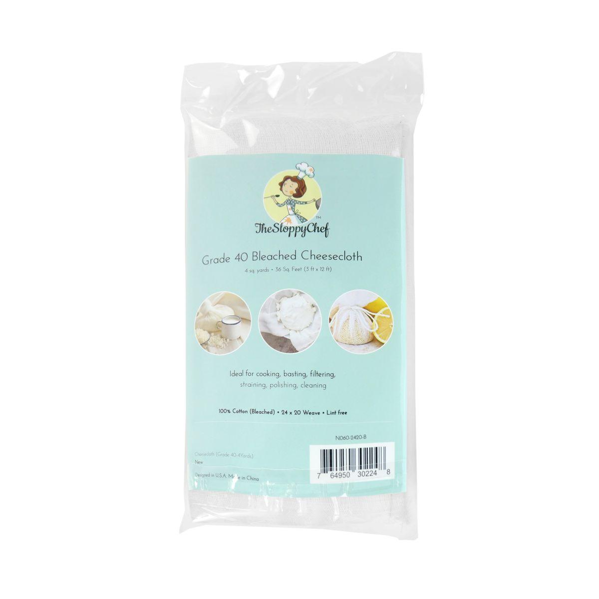Grade 40 Bleached Cheesecloth (4 Sq. Yrd) N060 2420 B