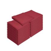 20x20 Burgundy Spun Poly Napkins NAP-BUR-SPUN